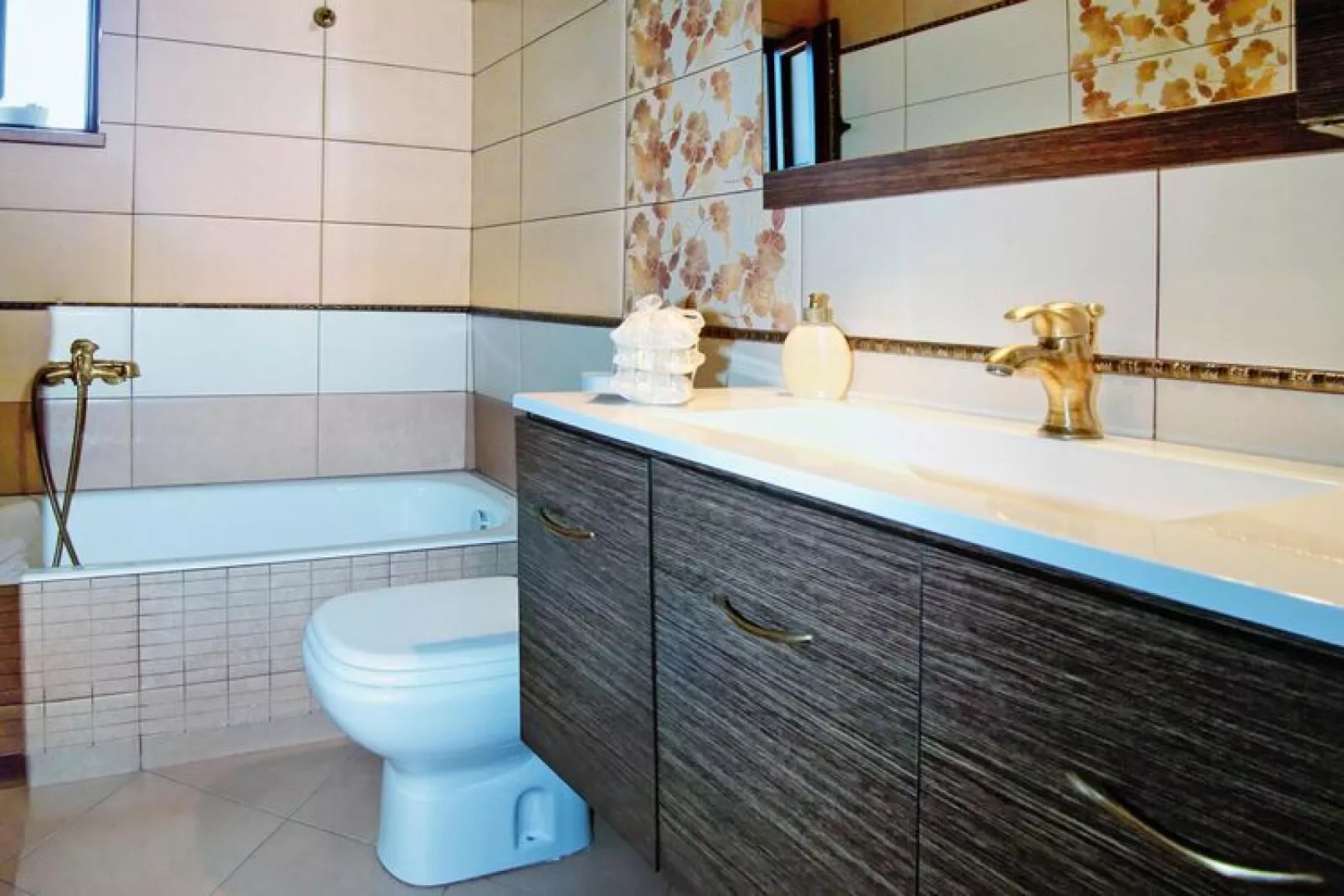 Villa, Kondomari-Villa Giovanta 200 qm-Salle de bain