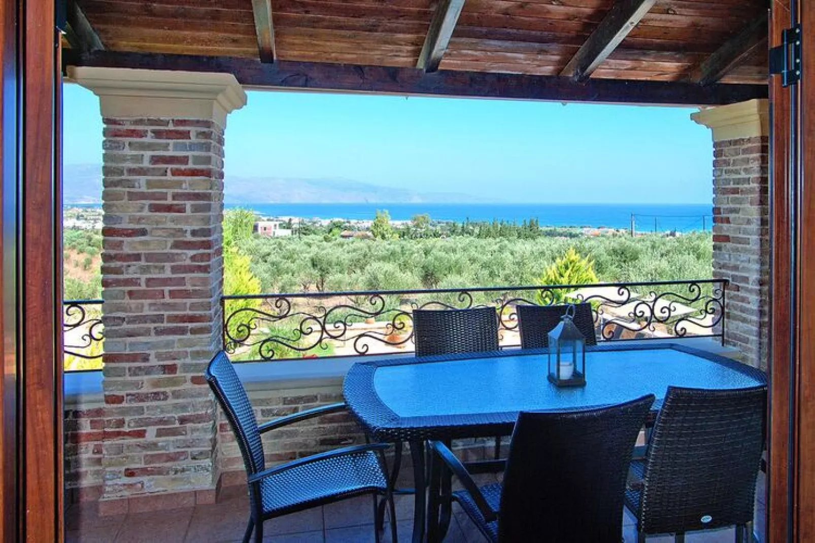 Villa, Kondomari-Villa Giovanta 200 qm-Terrasse