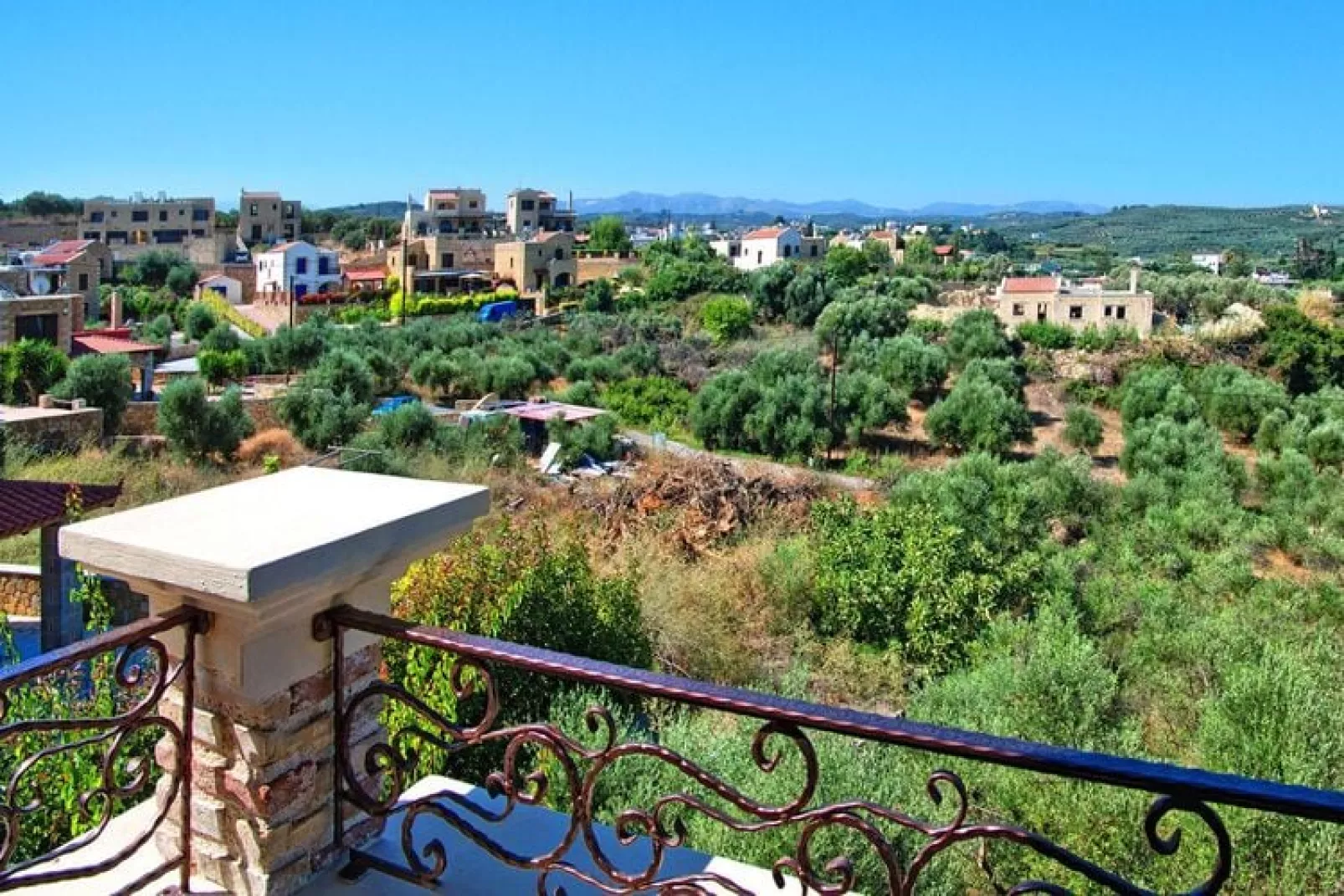 Villa, Kondomari-Villa Giovanta 200 qm-Terrasse