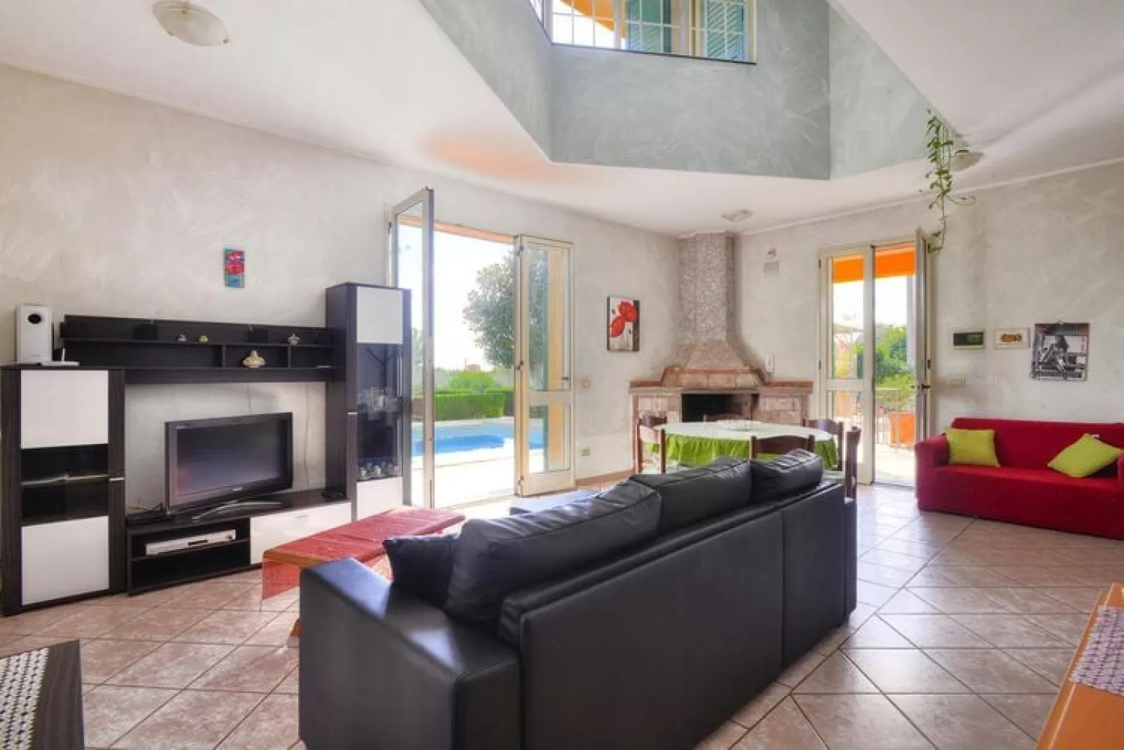 Holiday home Floridia-Villa Paola mit Privatpool-Wohnzimmer