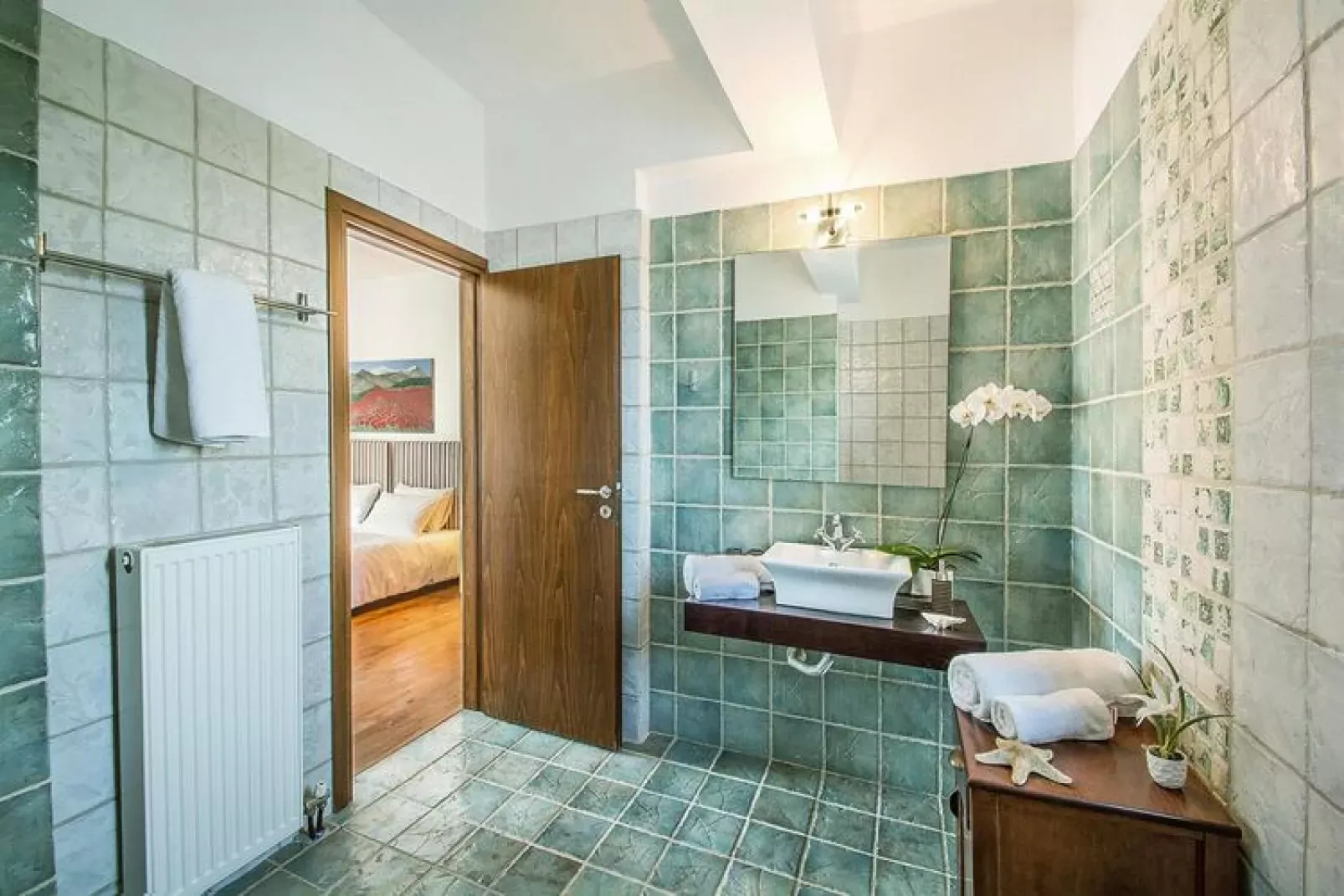 Holiday home, Pemonia--Salle de bain
