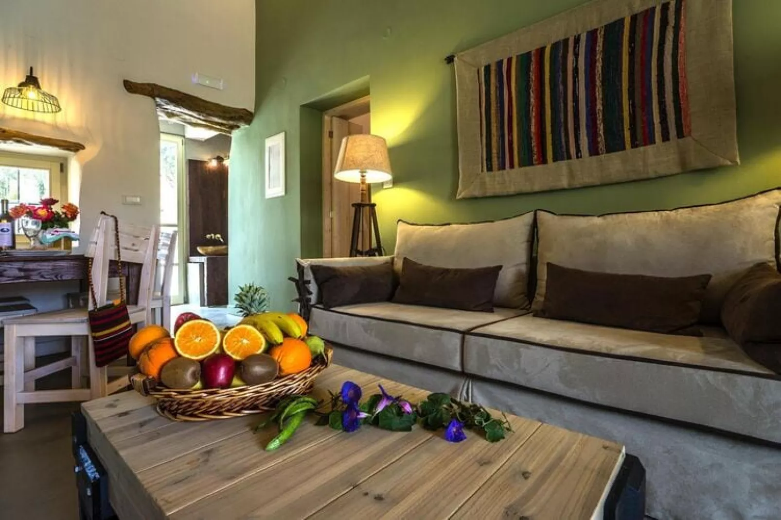 Villa Gerani-Villa Geraniotis ca 155 qm 7 pax-Wohnzimmer