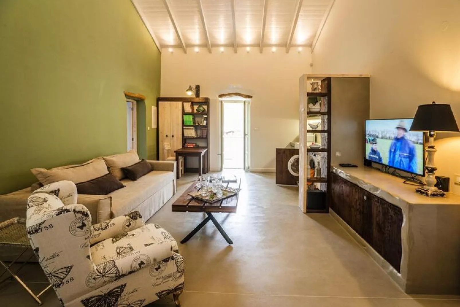 Villa Gerani-Villa Geraniotis ca 155 qm 7 pax-Wohnzimmer