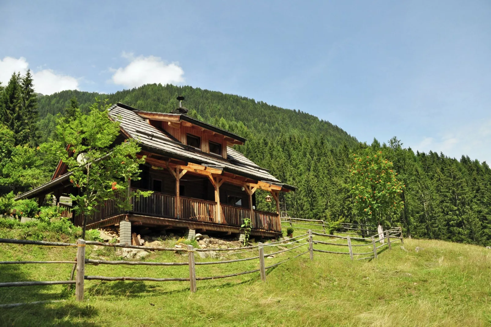 Almhütte im Walde-Exterior summer