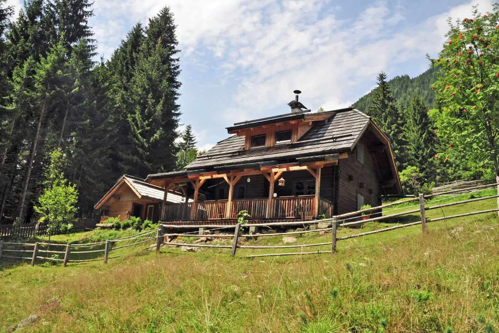 Almhütte im Walde-Exterior summer