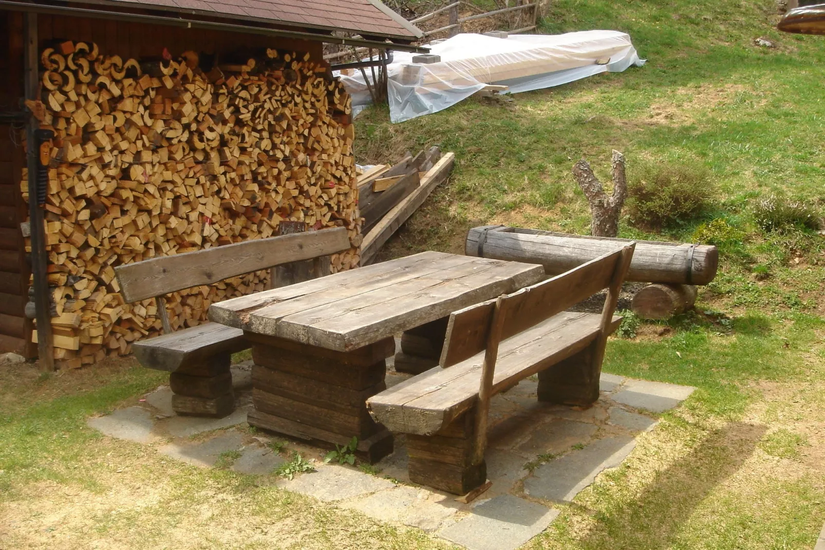Almhütte im Walde-Terrace balcony