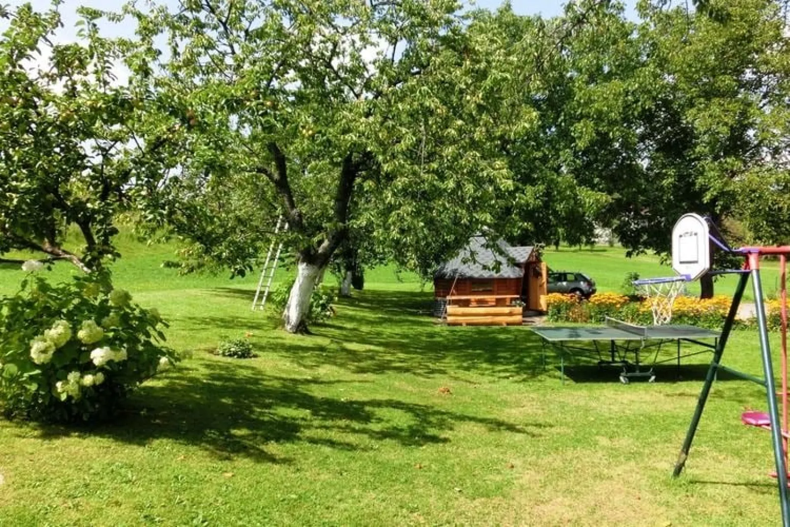 Gästehaus Kandlbinder-Gardens in summer