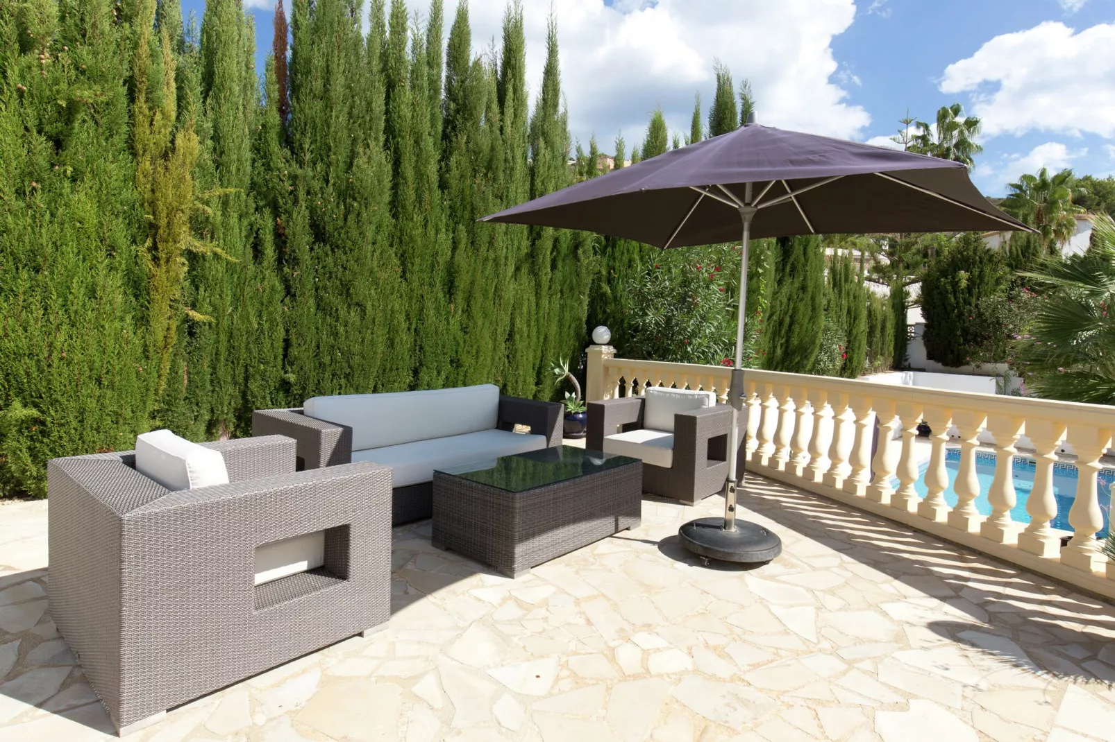 Villa Junique-Terrace balcony