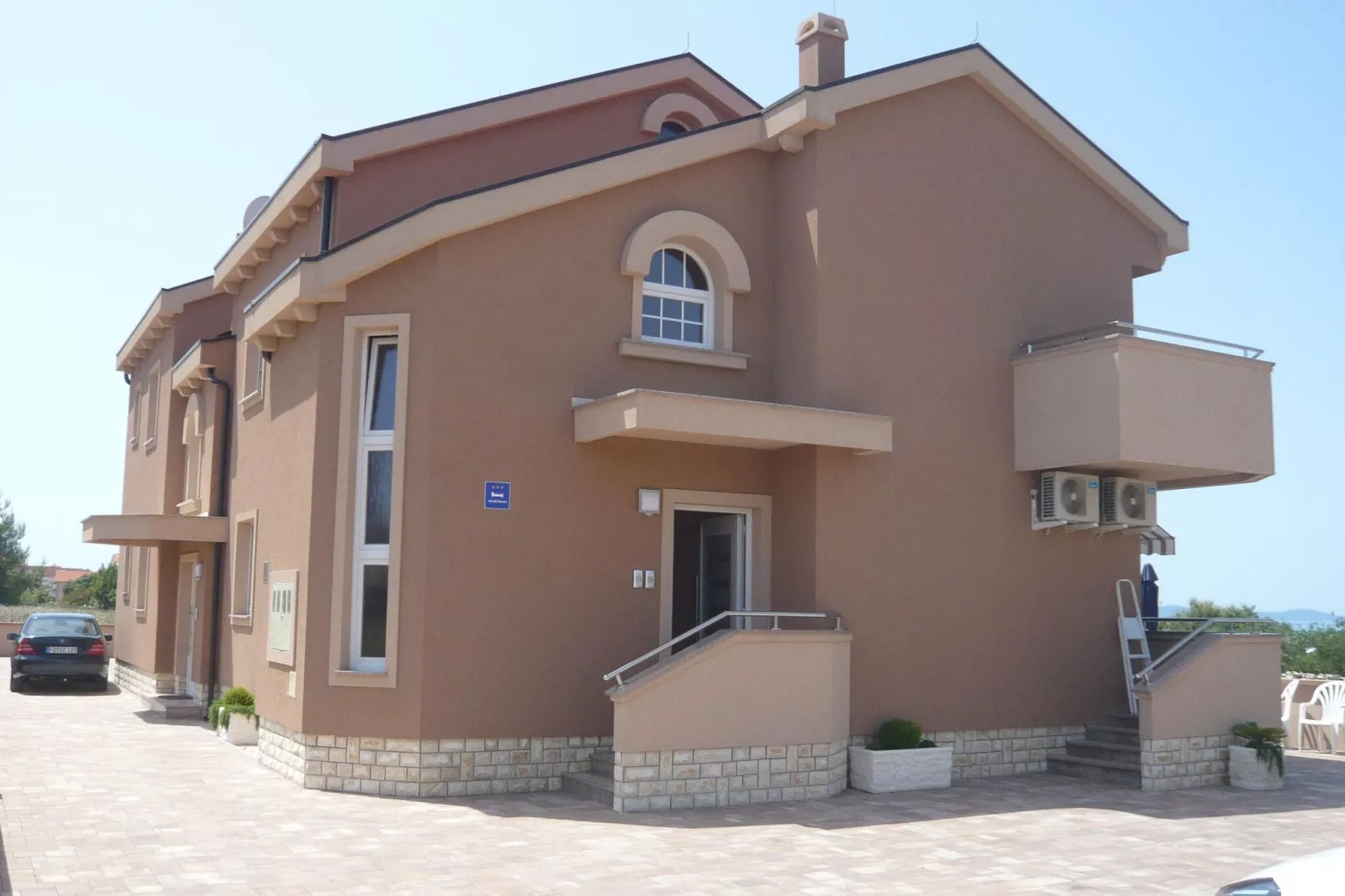 Apartment Jasna in Zaton 60 qm Erdgeschoß groundfloor für 4 Pers-Exterior summer