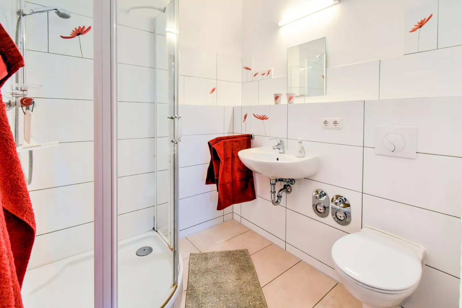 Mohnblume-Bathroom