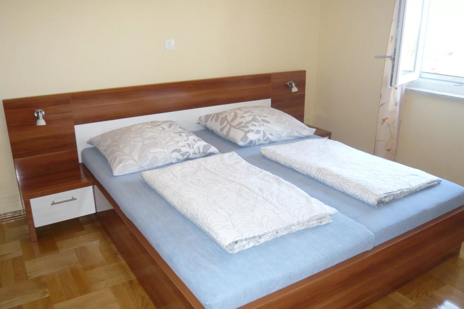 Apartment Jasna in Zaton 60 qm Obergeschoß 1st floor für 4 Pers-Bedroom