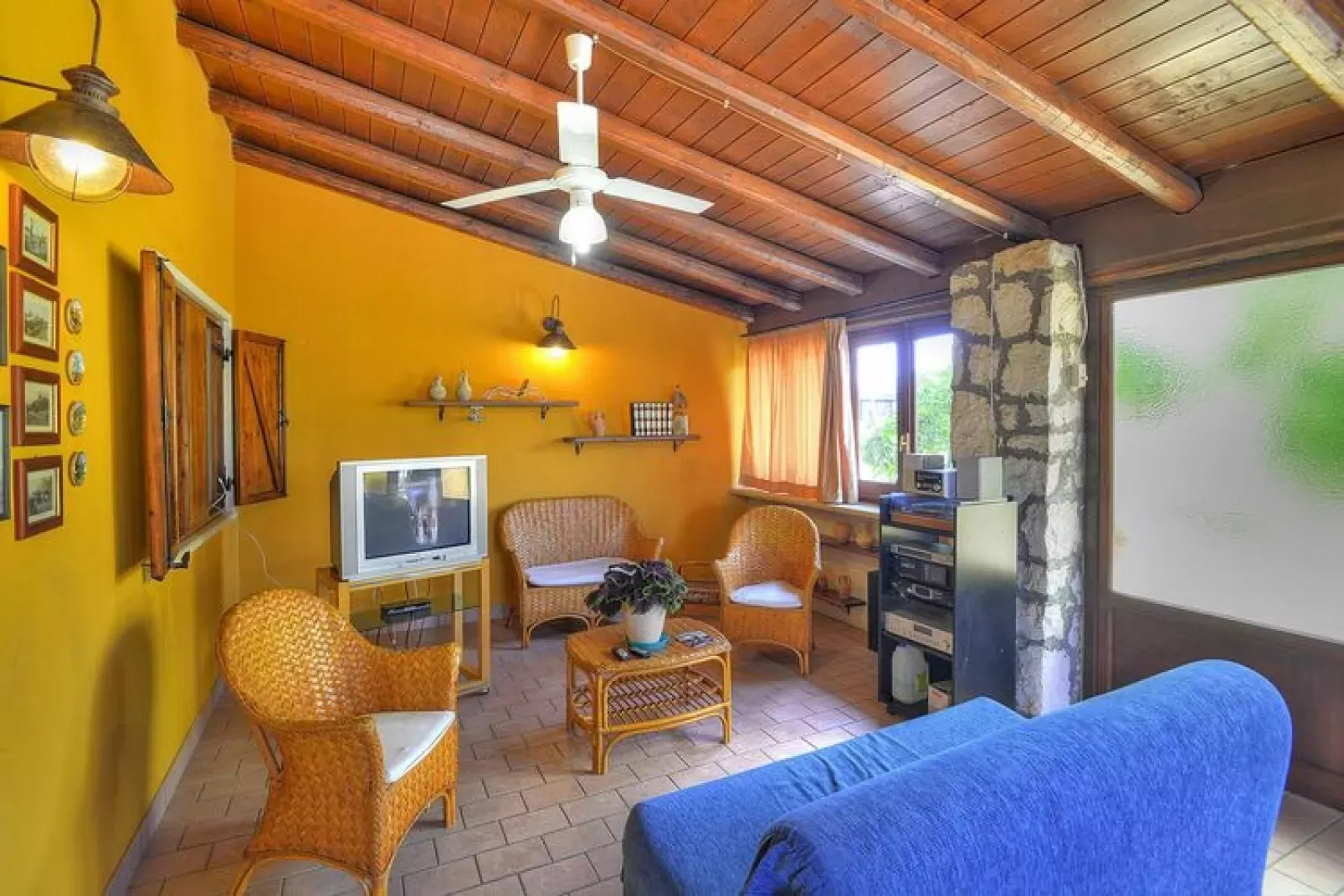 Ferienhaus Solarino-Villa Eureka-Wohnzimmer