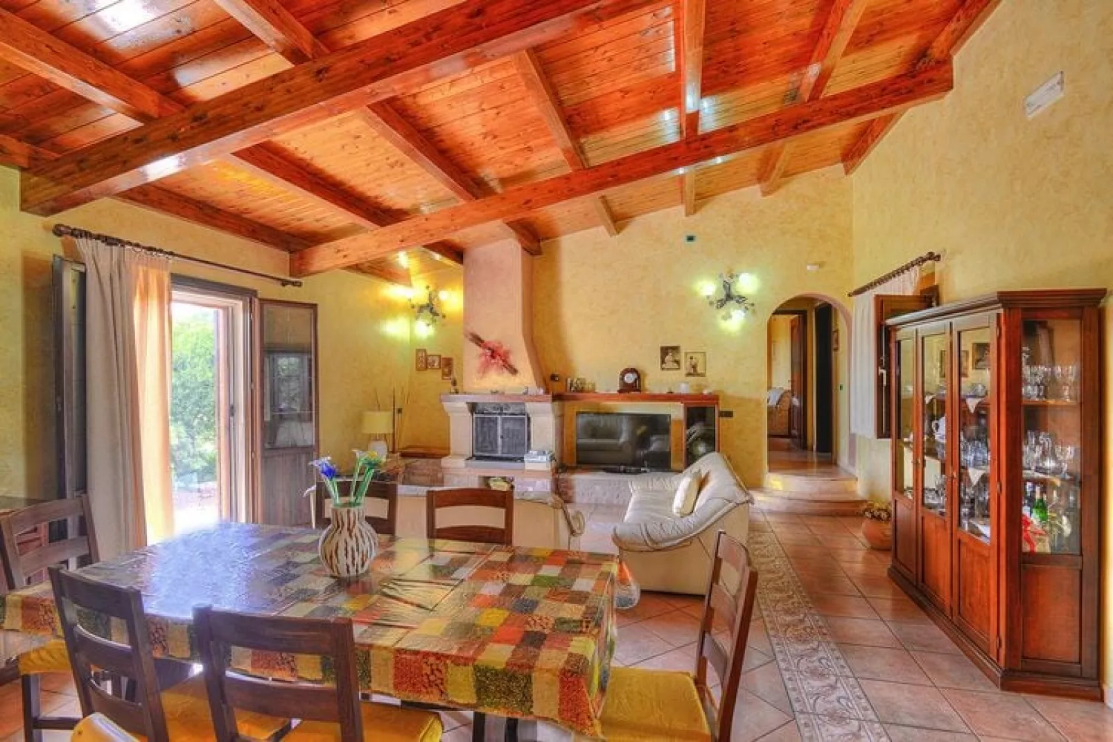 Ferienhaus Solarino-Villa Eureka-Wohnzimmer