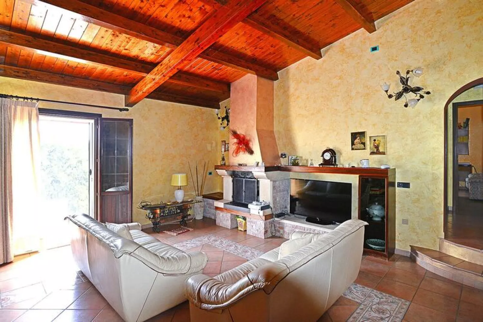 Ferienhaus Solarino-Villa Eureka-Wohnzimmer
