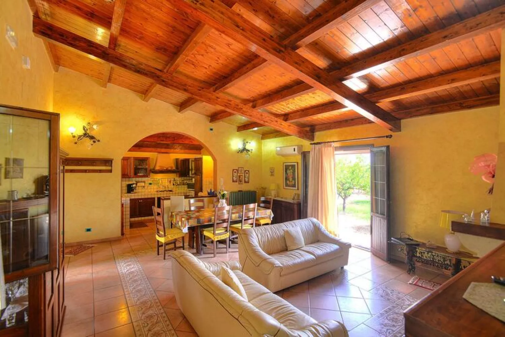 Ferienhaus Solarino-Villa Eureka-Wohnzimmer