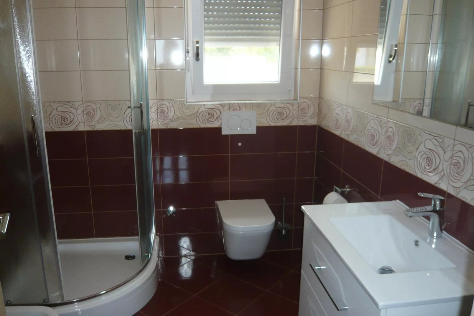Apartment Jasna in Zaton 60 qm Obergeschoß 1st floor für 4 Pers-Bathroom