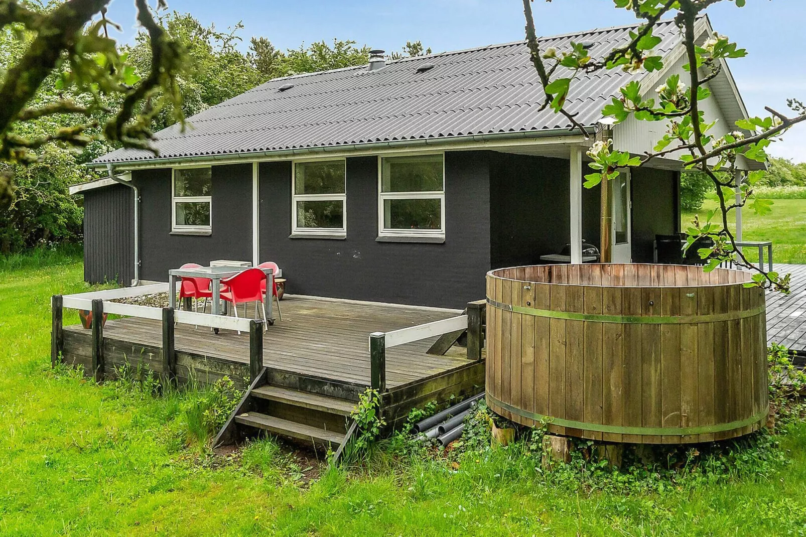 Maison de vacances pour 8 a Skals