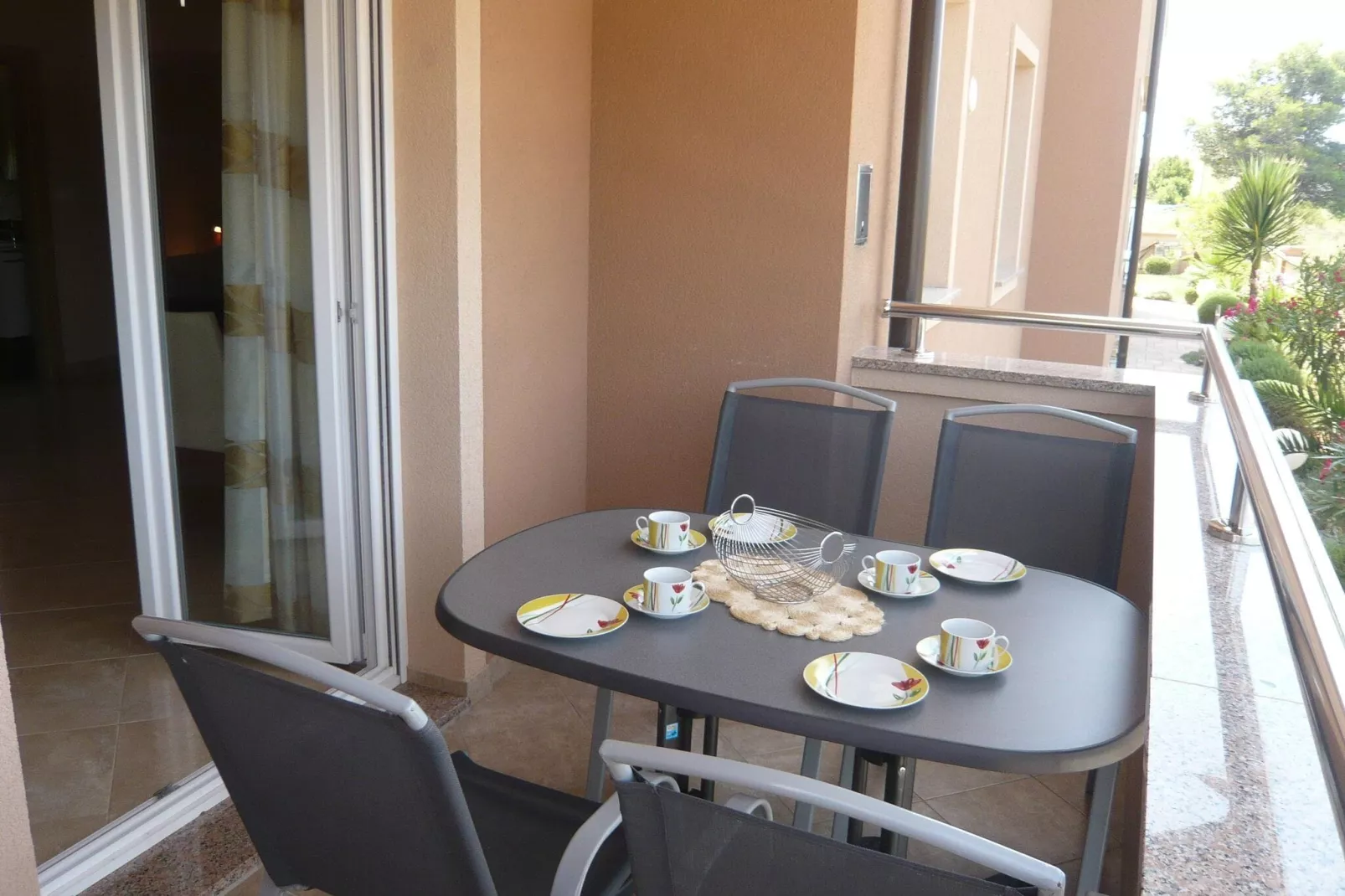 Apartment Jasna in Zaton 60 qm Obergeschoß 1st floor für 4 Pers-Terrace balcony
