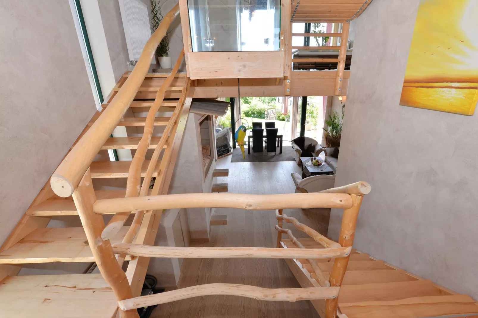 Unique holiday home in Viechtach with sauna-Landing