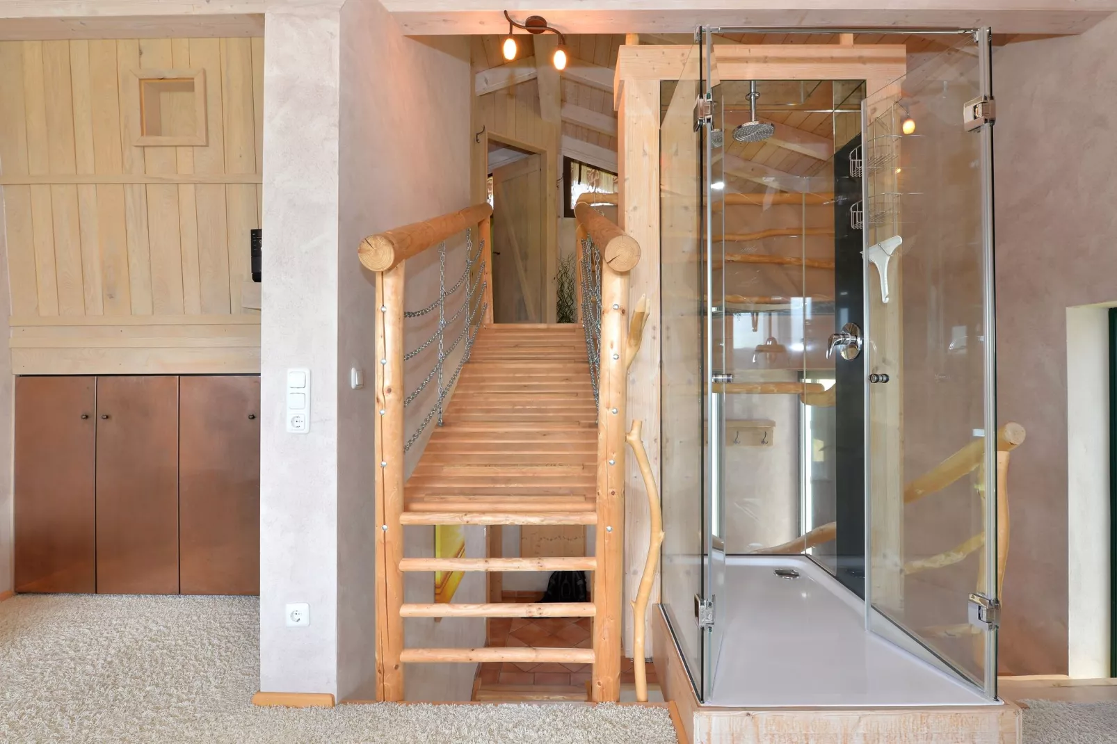 Unique holiday home in Viechtach with sauna-Landing