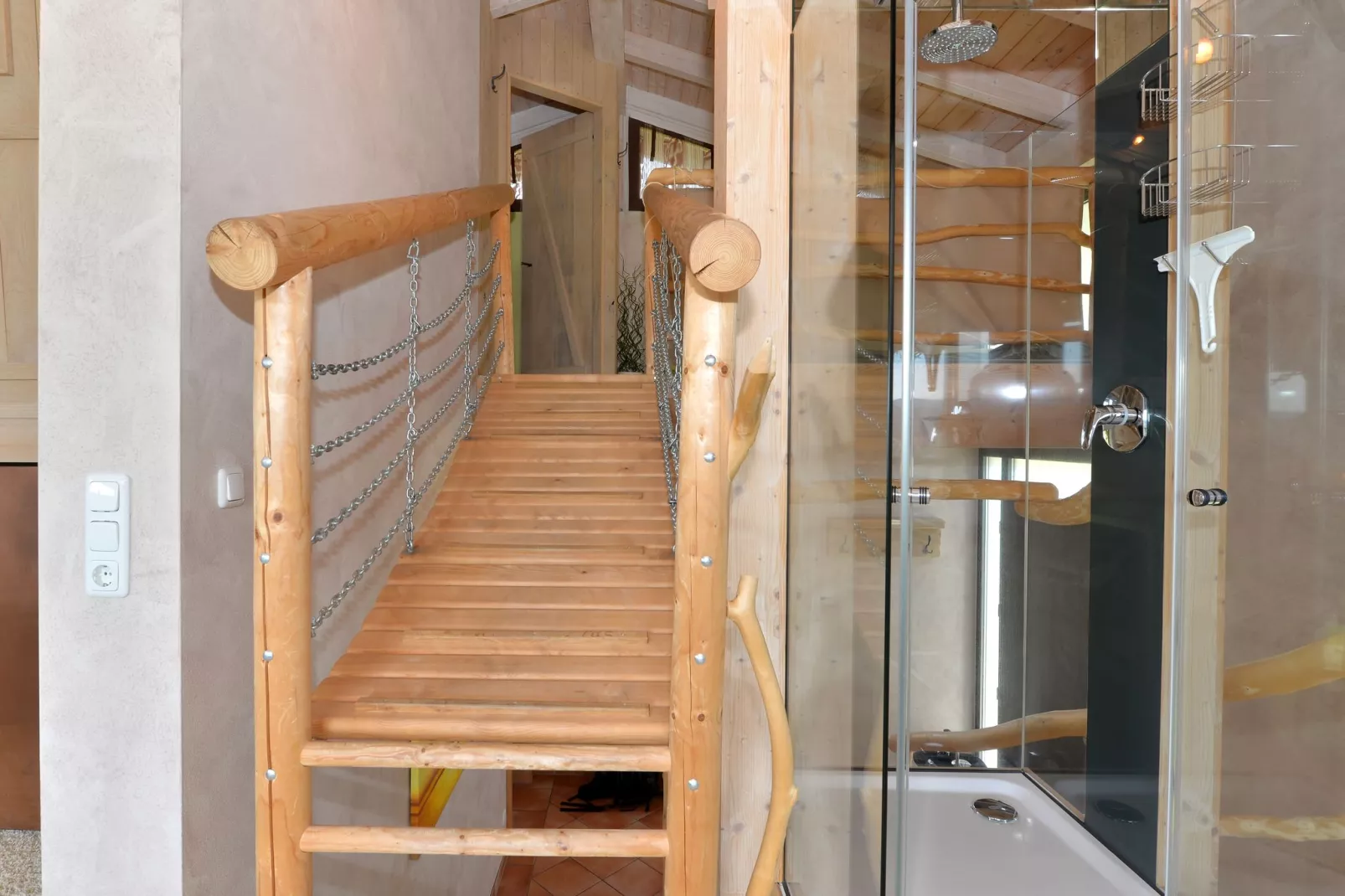 Unique holiday home in Viechtach with sauna-Bathroom