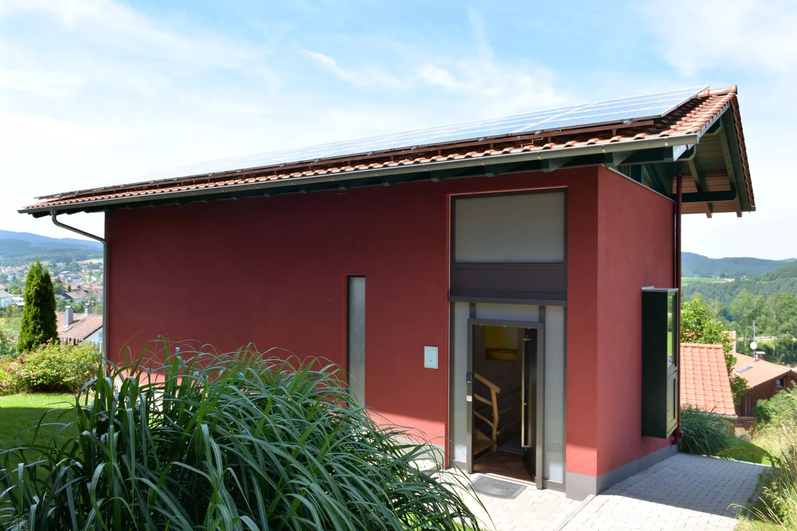 Unique holiday home in Viechtach with sauna-Exterior summer