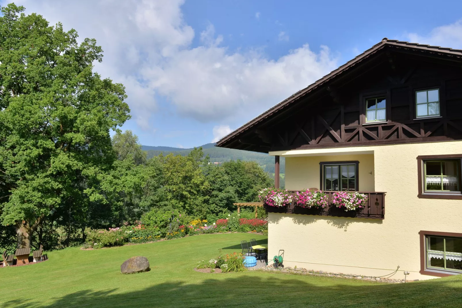 Bayerischer Wald-Exterior in summer