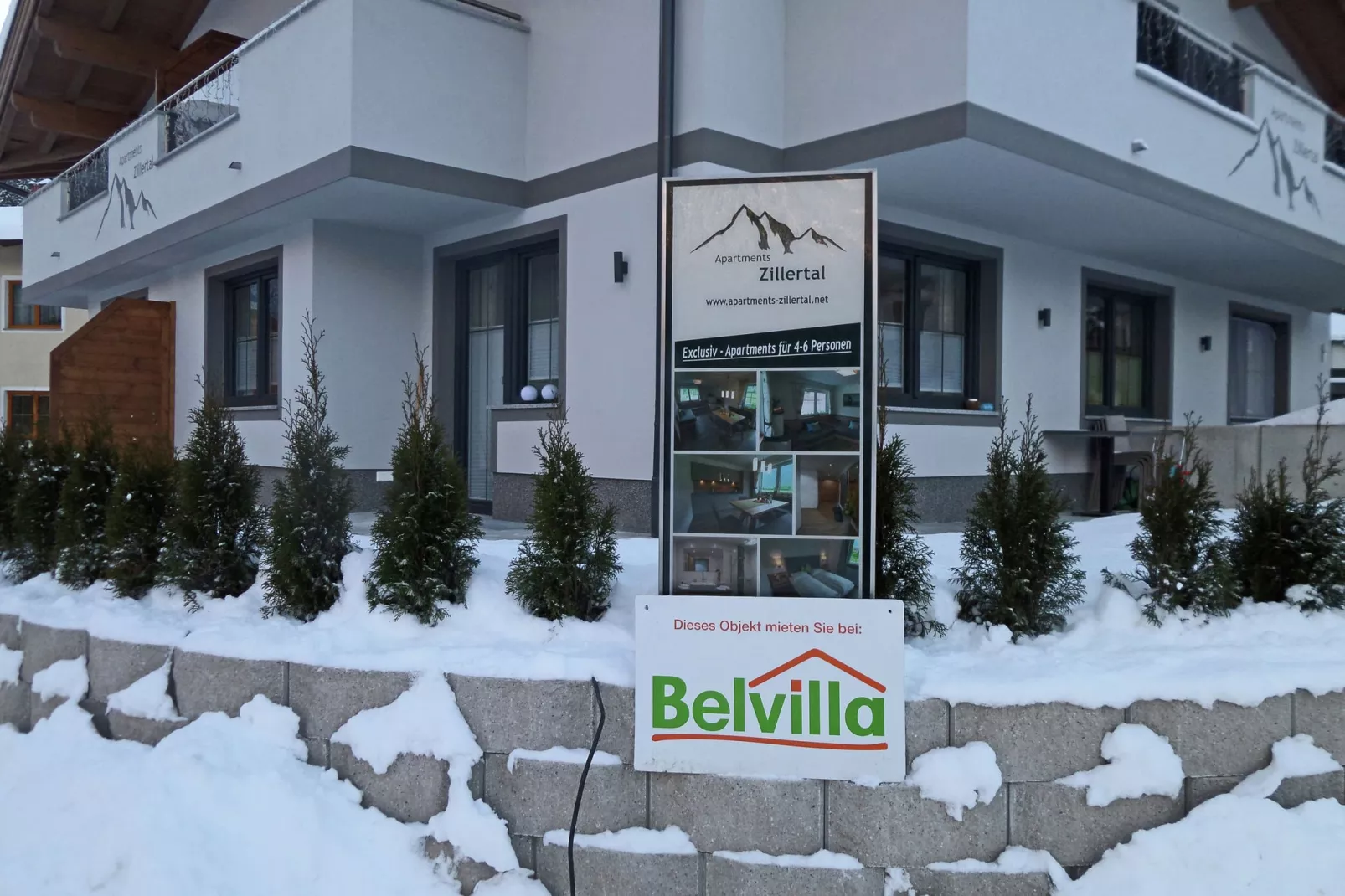 Apartments Zillertal 4P-Exterior winter