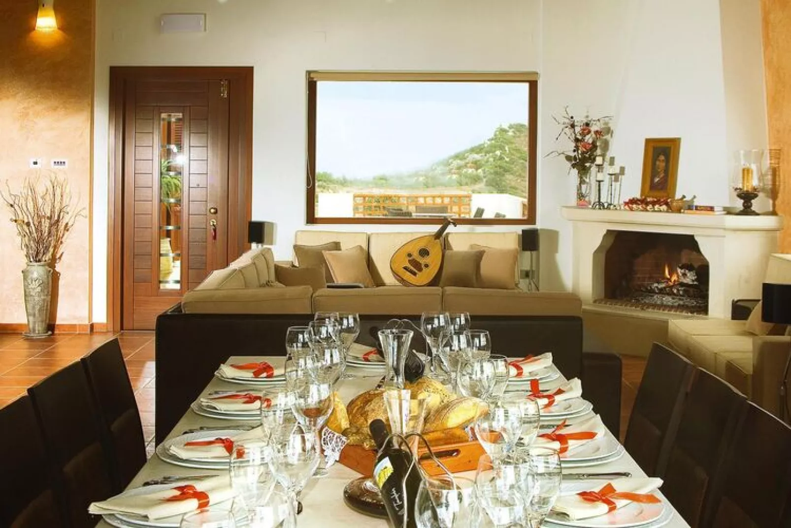 Villa, Choudetsi-Villa Selena, ca. 355 qm, 12 pax-Esszimmer