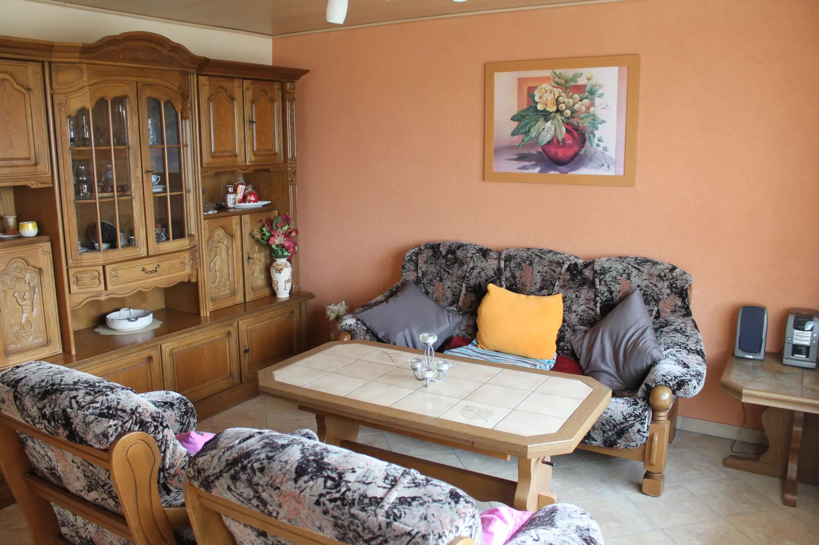 Ferienwohnung mit Koppelblick-Living room