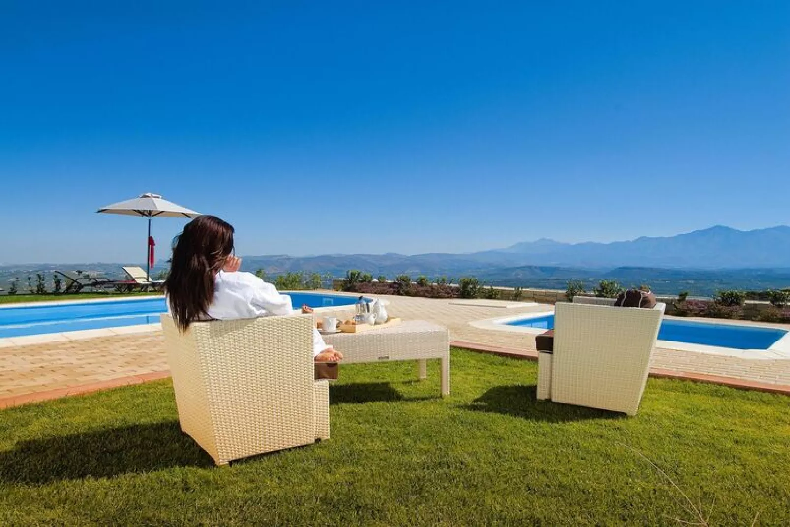 Villa, Choudetsi-Villa Selena, ca. 355 qm, 12 pax-Schwimmbad