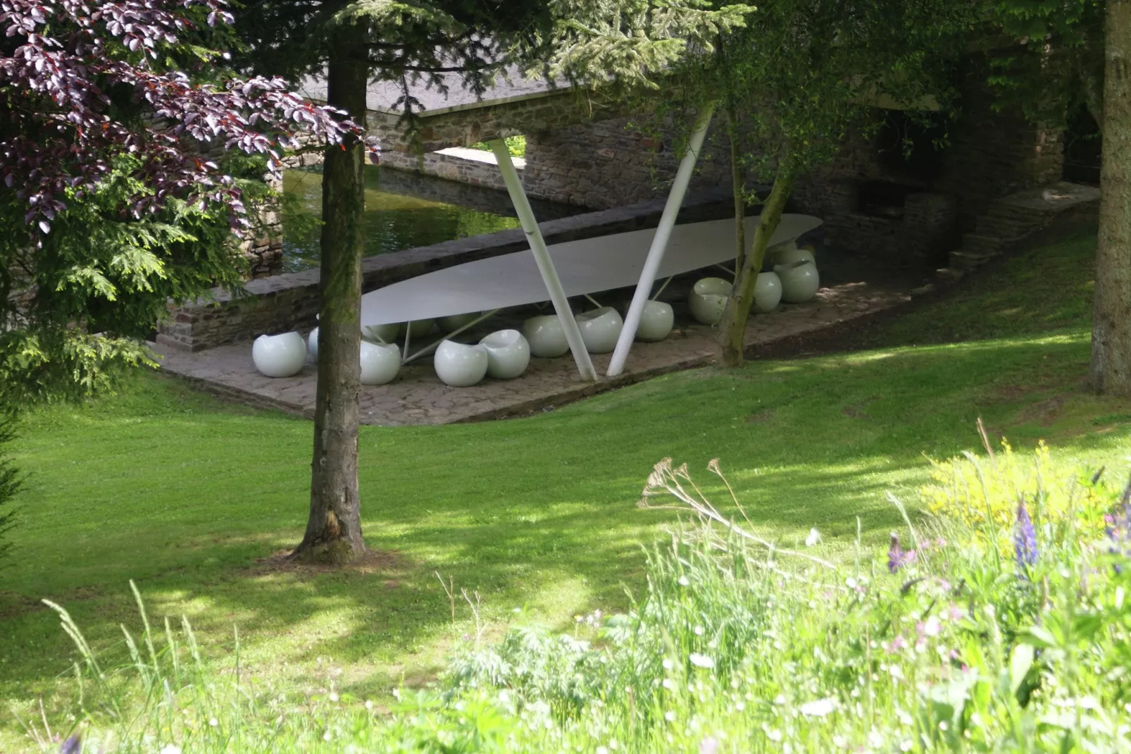Domaine de Barbouyons-Gardens summer