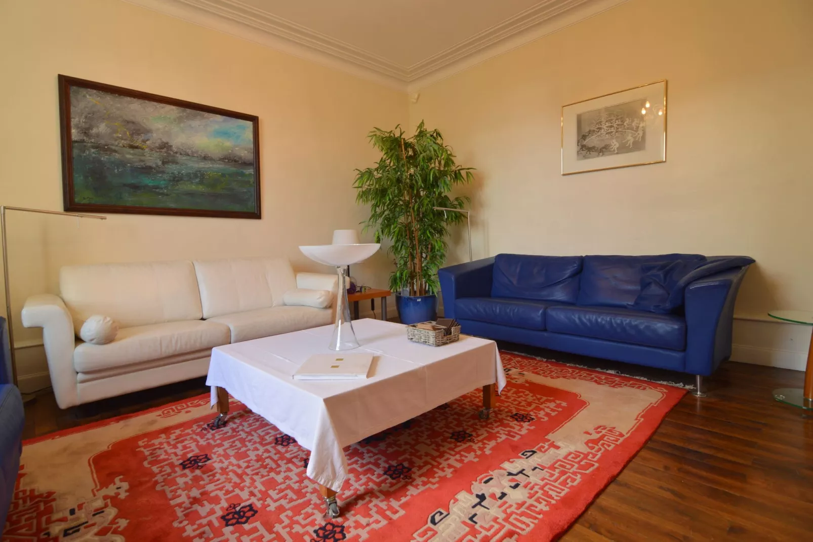 Villa Cussay-Living room
