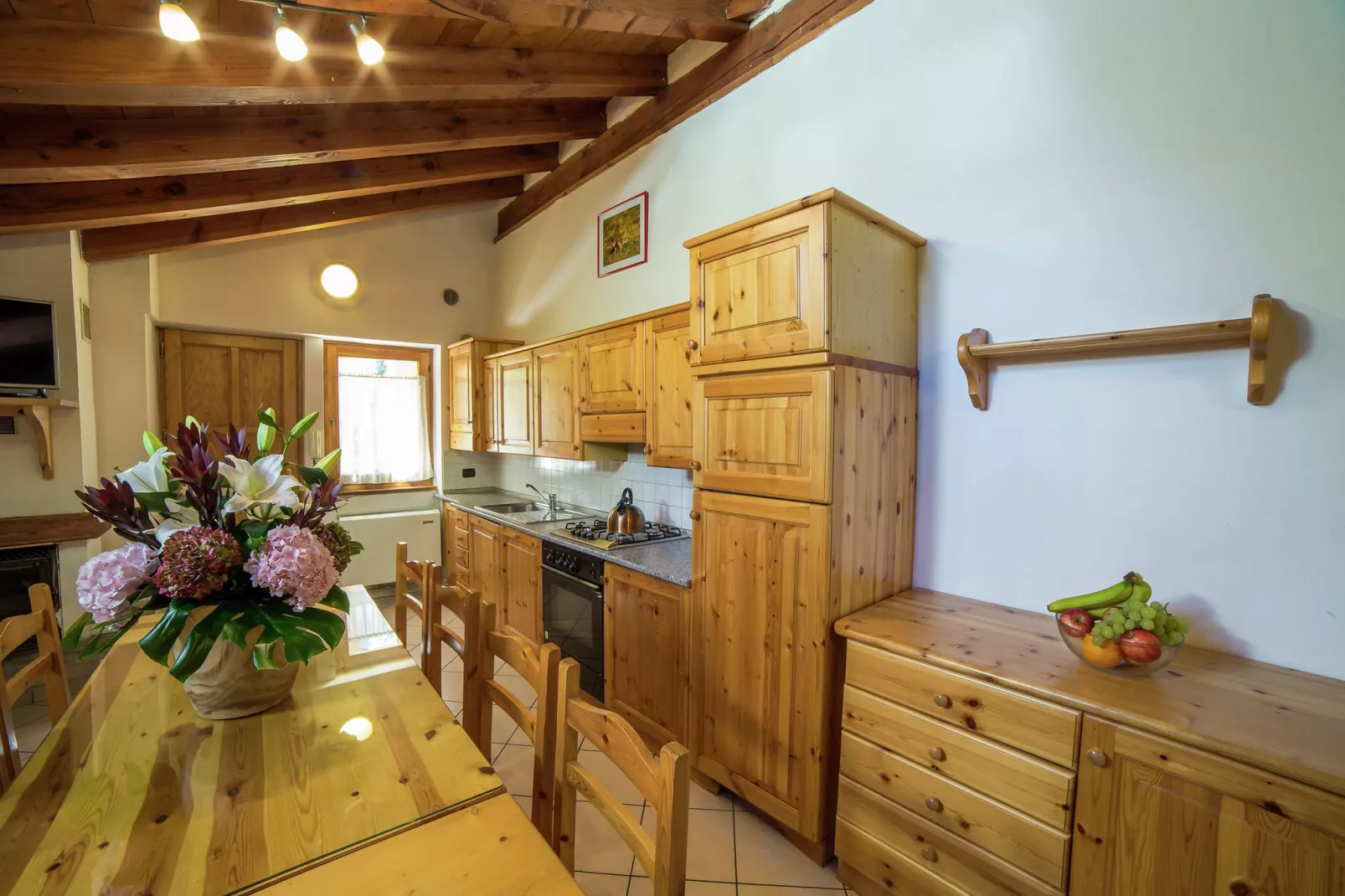 Chalet Antey Penta-Living room