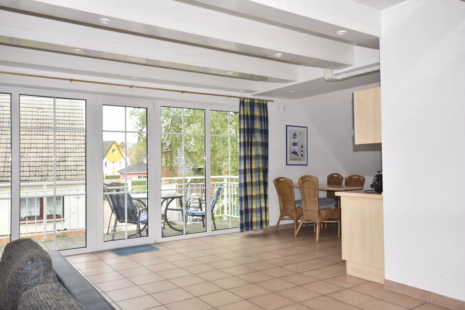 Arko 5 strandnah mit Balkon-Living room