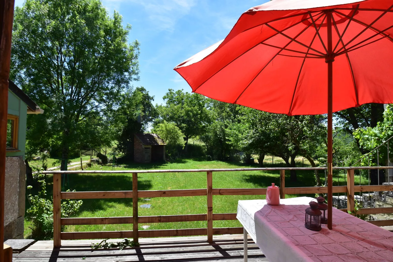 Maison de Vacances Gacogne-Terrace balcony