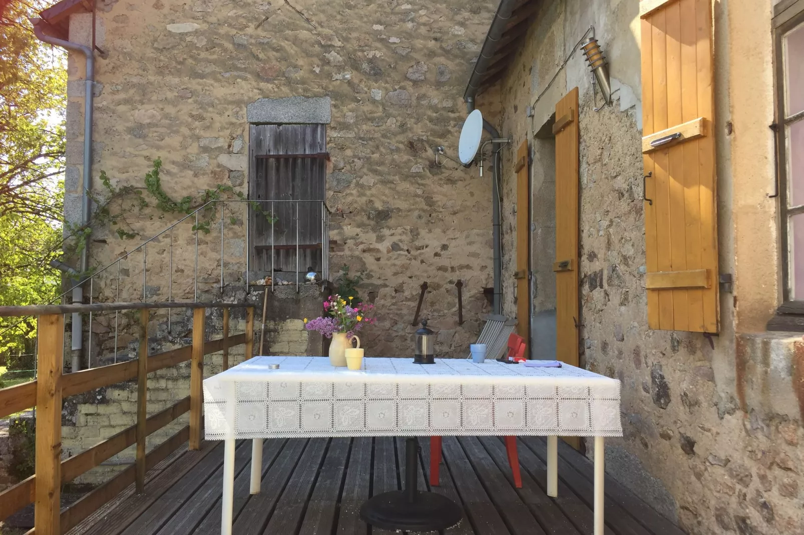 Maison de Vacances Gacogne-Terrace balcony