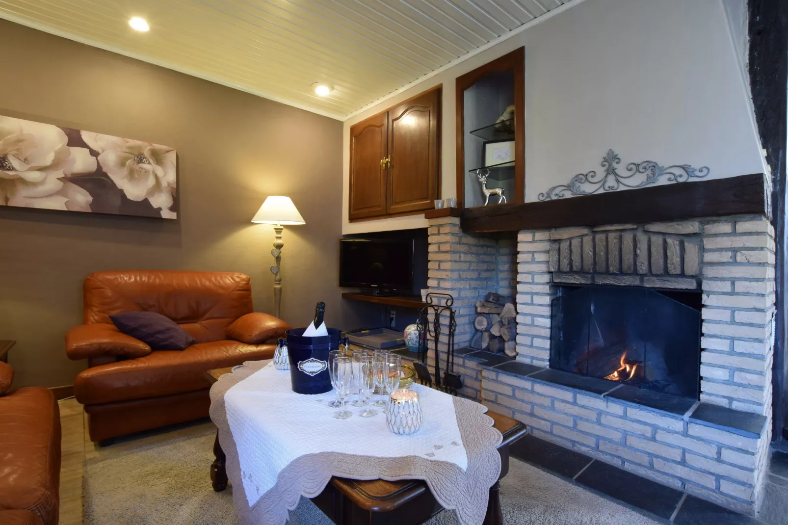 Ô de la roche-Living room