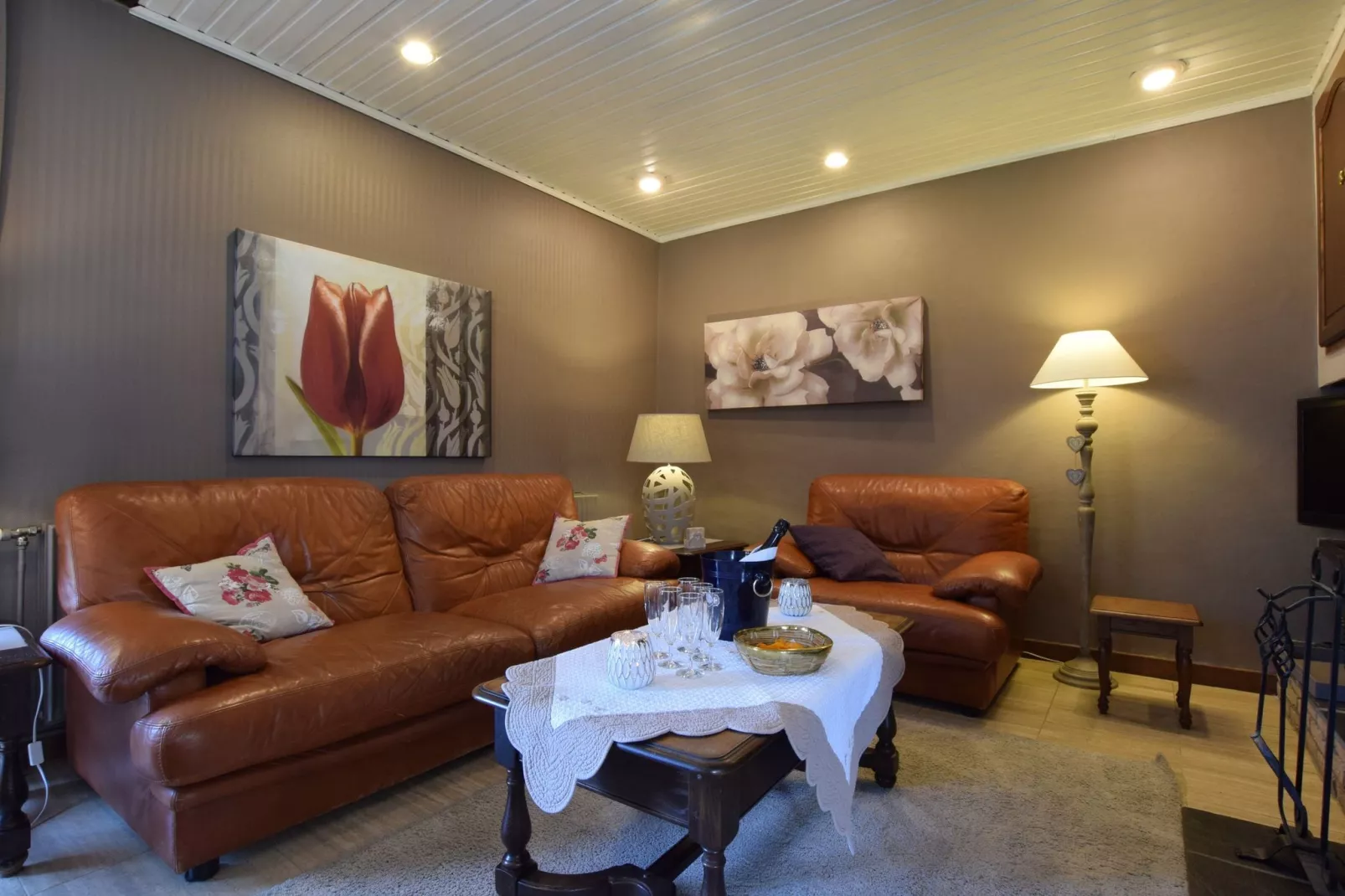 Ô de la roche-Living room