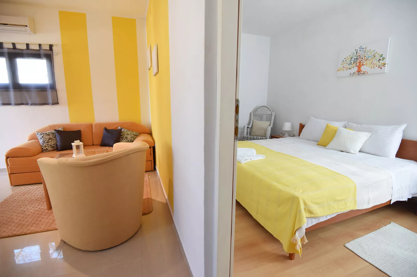 Beach front accomodation for 10-Chambre