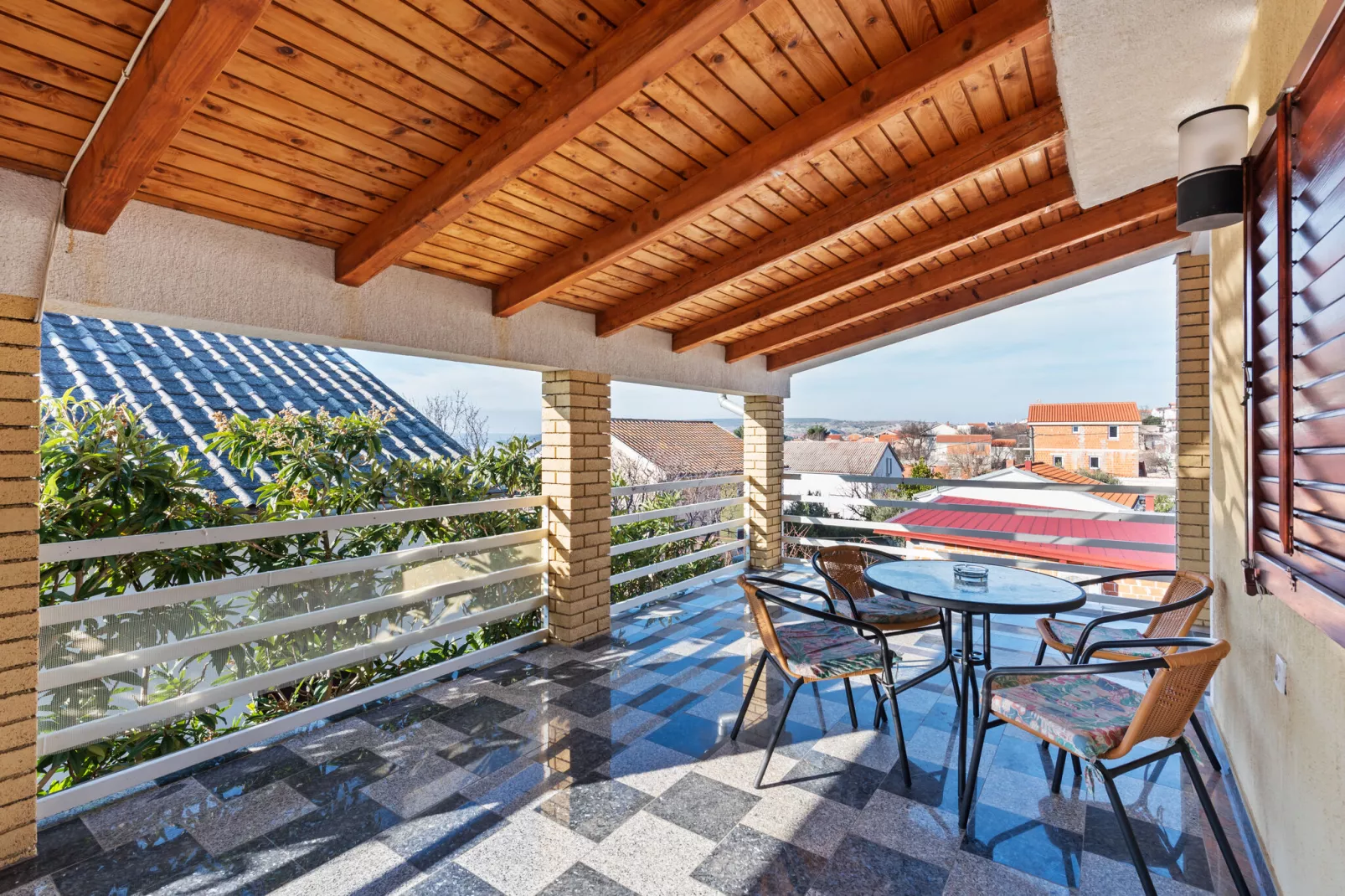 Lovely apartment Katarina-Terrassenbalkon