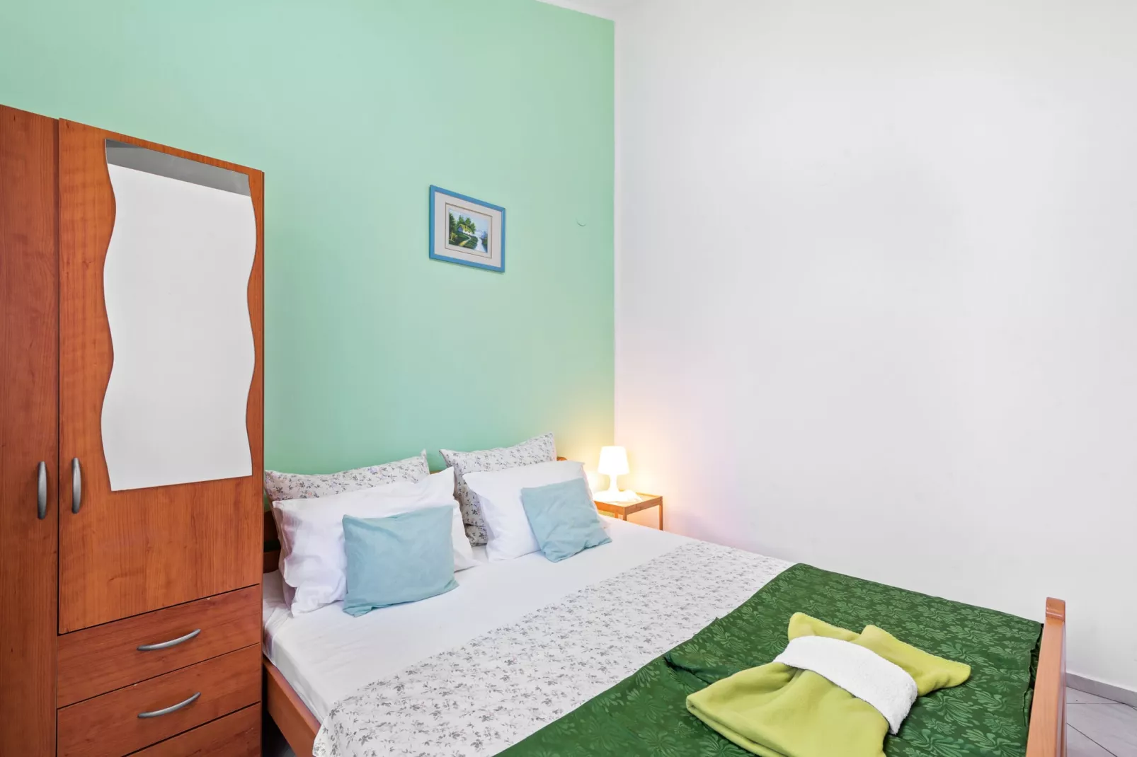 Lovely green apartment Katarina-Schlafzimmer