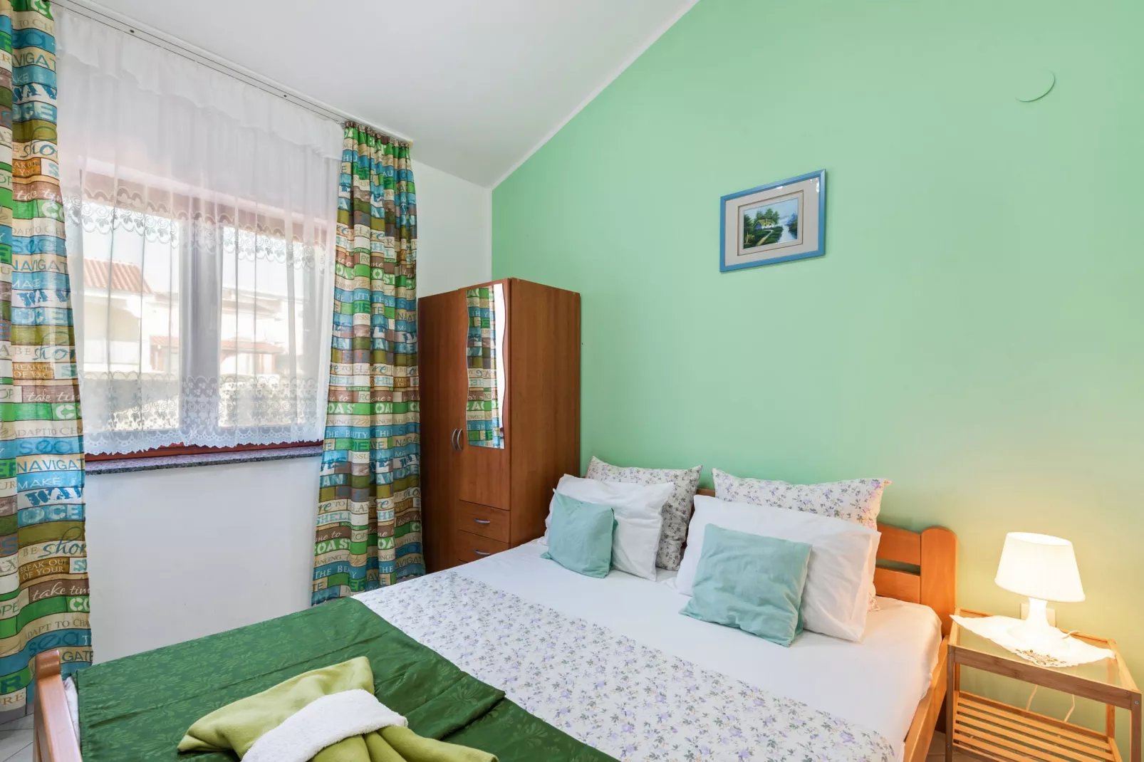 Lovely green apartment Katarina-Schlafzimmer