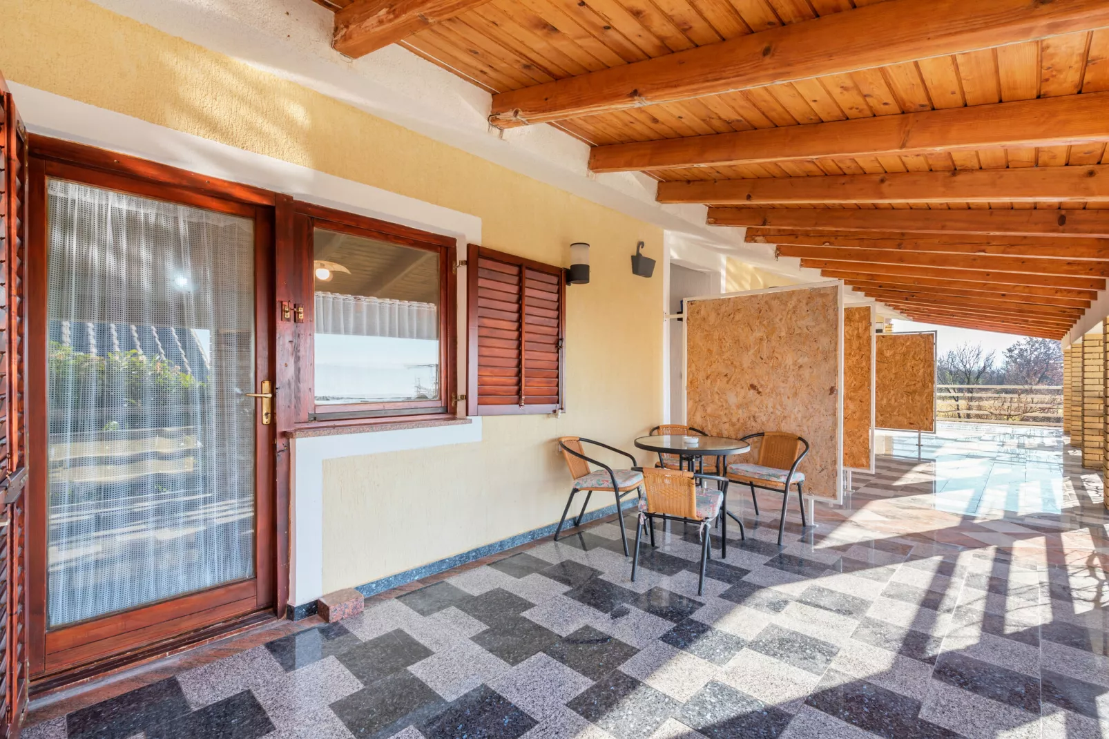 Lovely green apartment Katarina-Terrassenbalkon