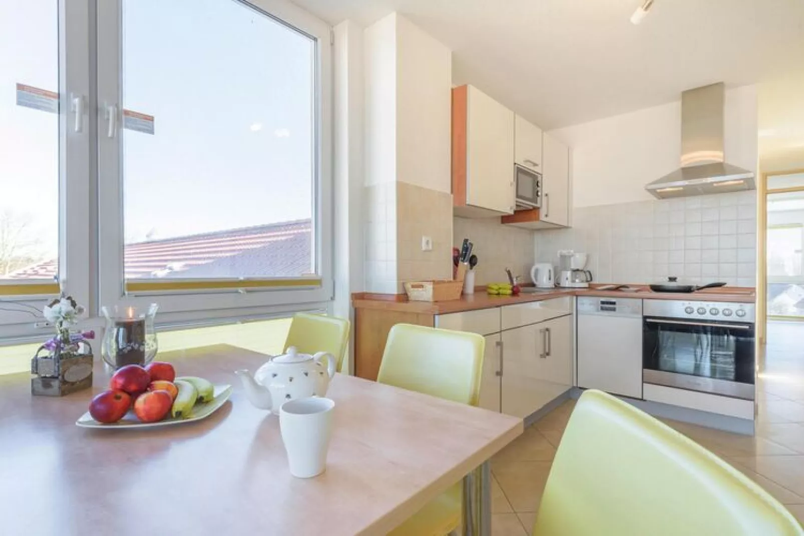 Ferienwohnung in der Residenz Meeresblick-Kitchen