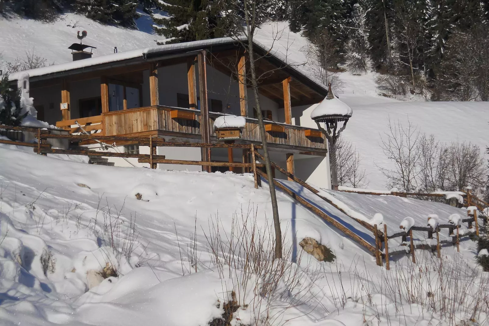 Chalet Niederndorferberg-Exterior in winter