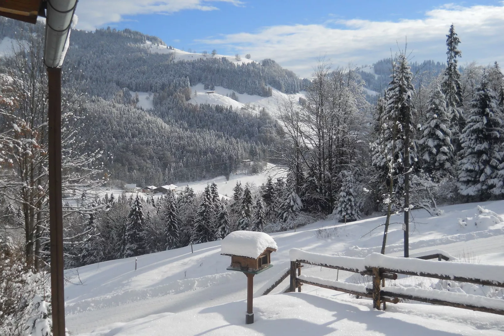 Chalet Niederndorferberg-View in winter