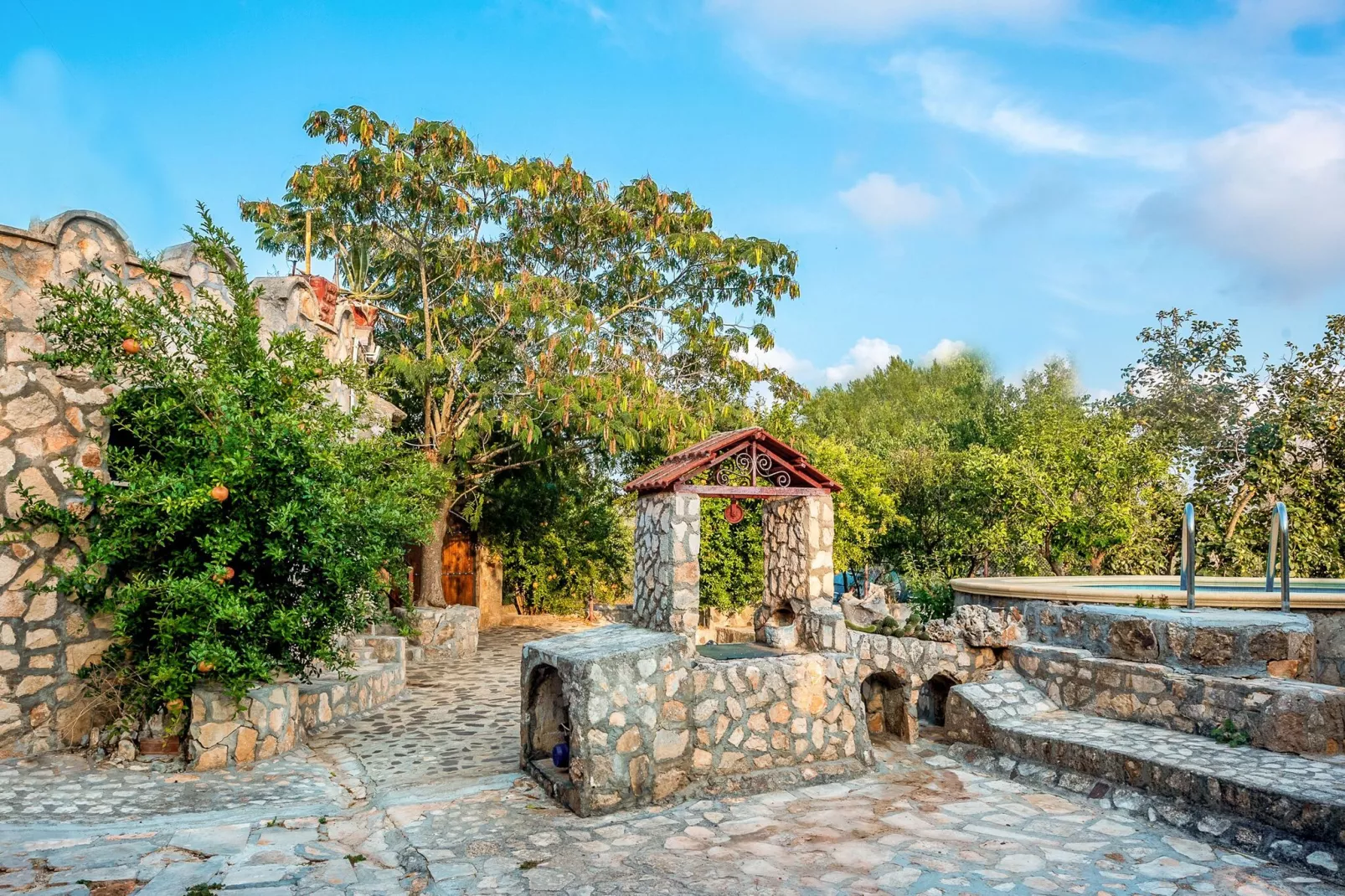 Villa Barone Guest House-Garten Sommer
