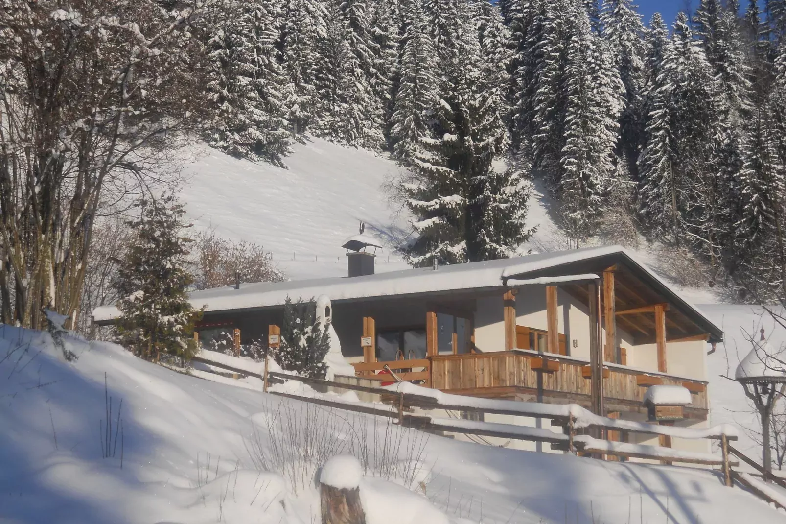 Chalet Niederndorferberg 1-Exterior winter