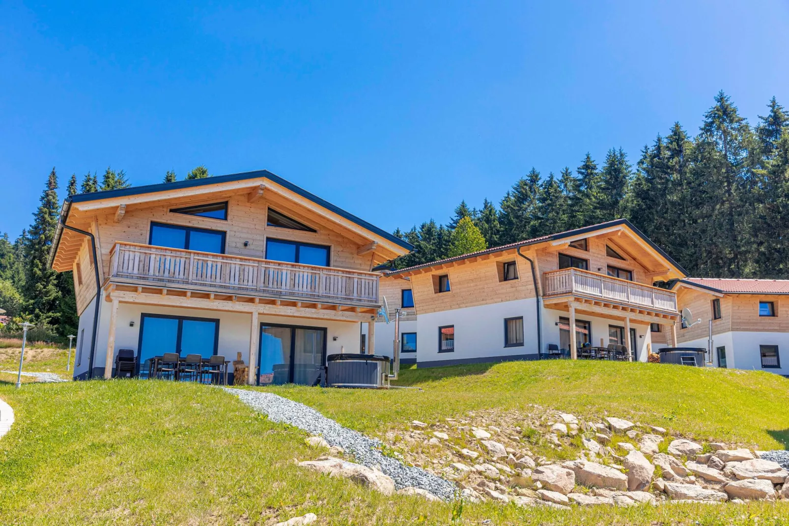 Chalet Klassik-Außenbereich Sommer